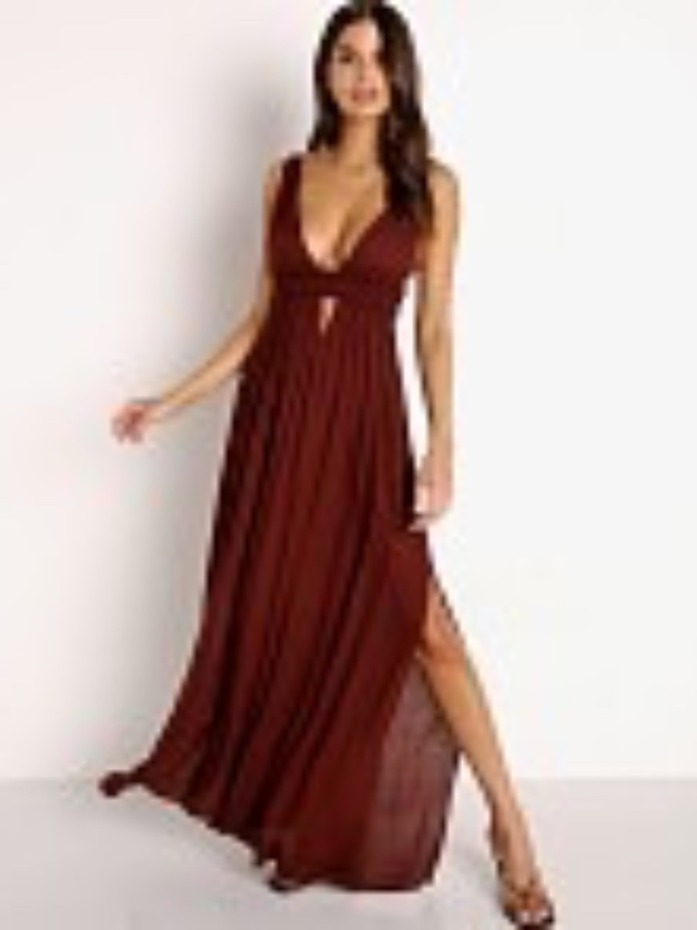 Indah Anjeli Empire Maxi Dress Port
